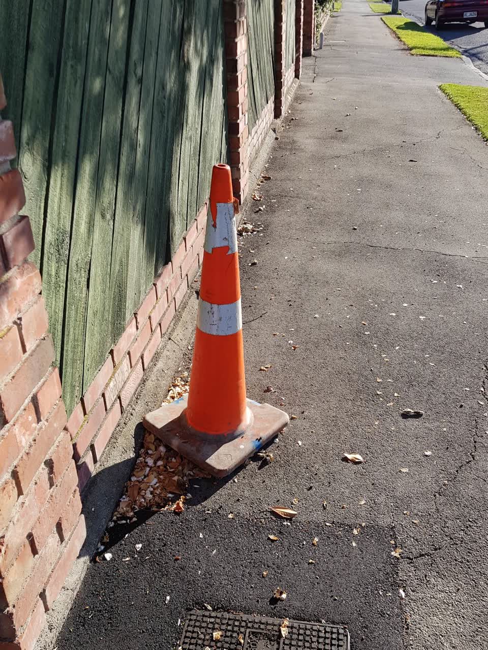 The photograph attached to this wastewater/stormwater report