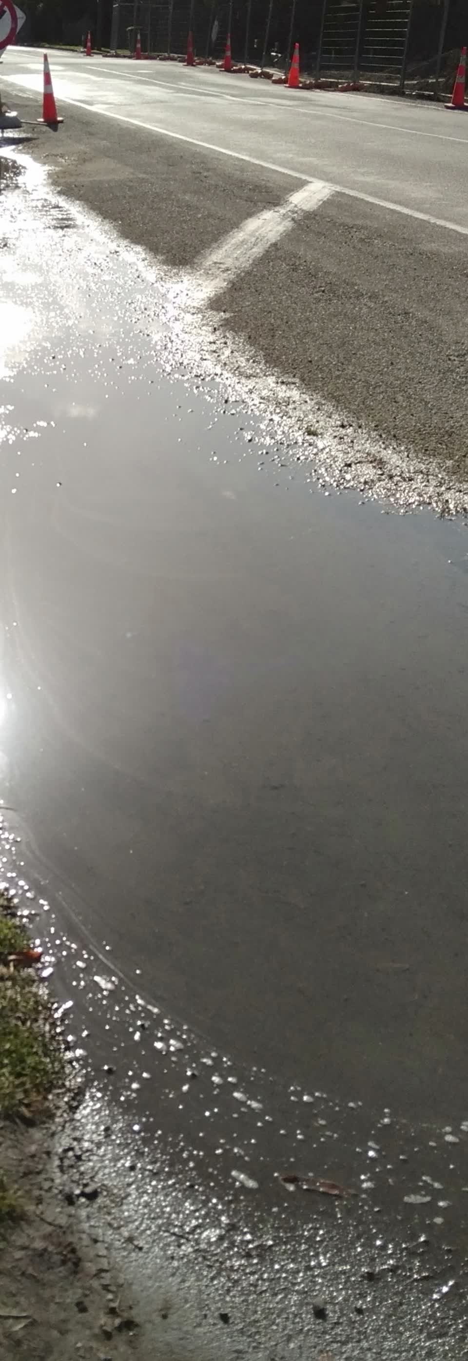 The photograph attached to this water supply report