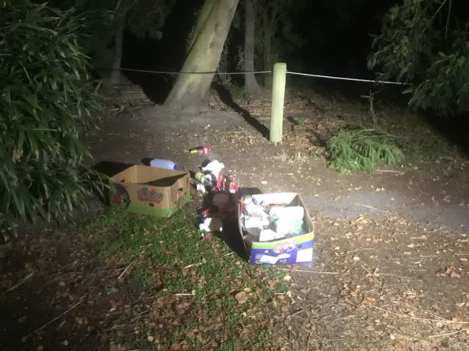 The photograph attached to this rubbish/recycling report
