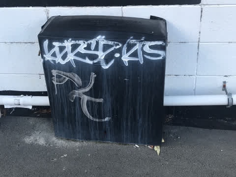 Graffiti, a report photo