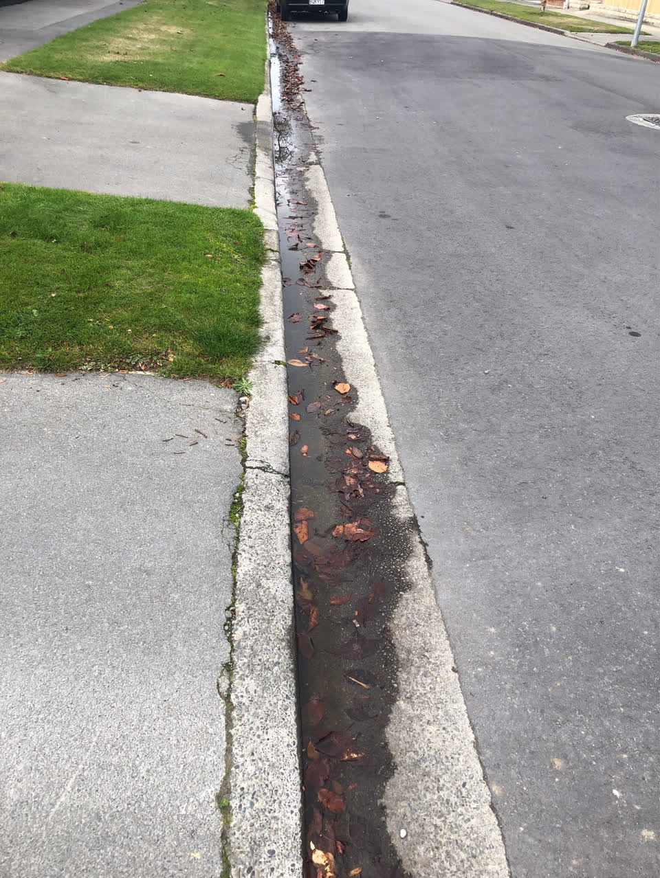 The photograph attached to this wastewater/stormwater report