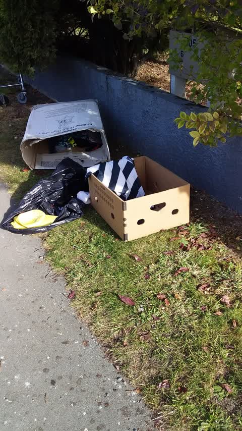 Rubbish/Recycling, a report photo