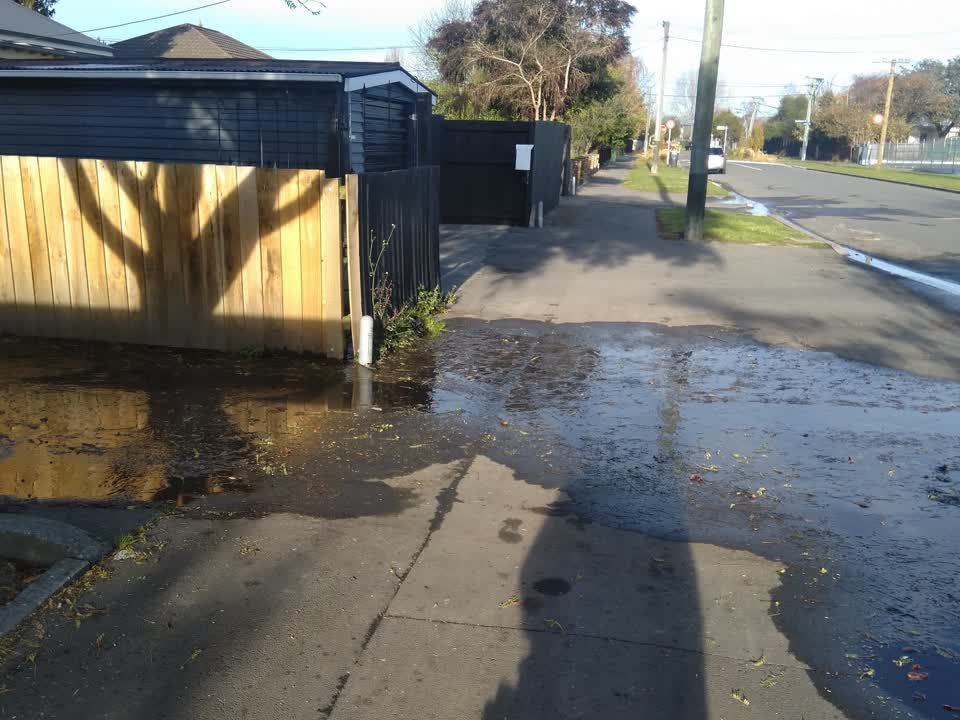 The photograph attached to this water supply report