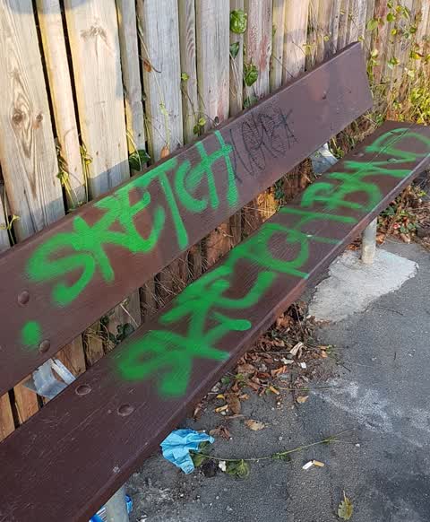 Graffiti, a report photo