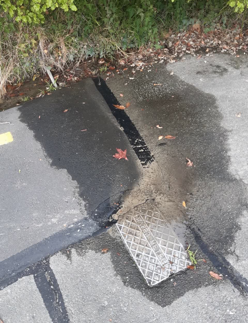 The photograph attached to this water supply report