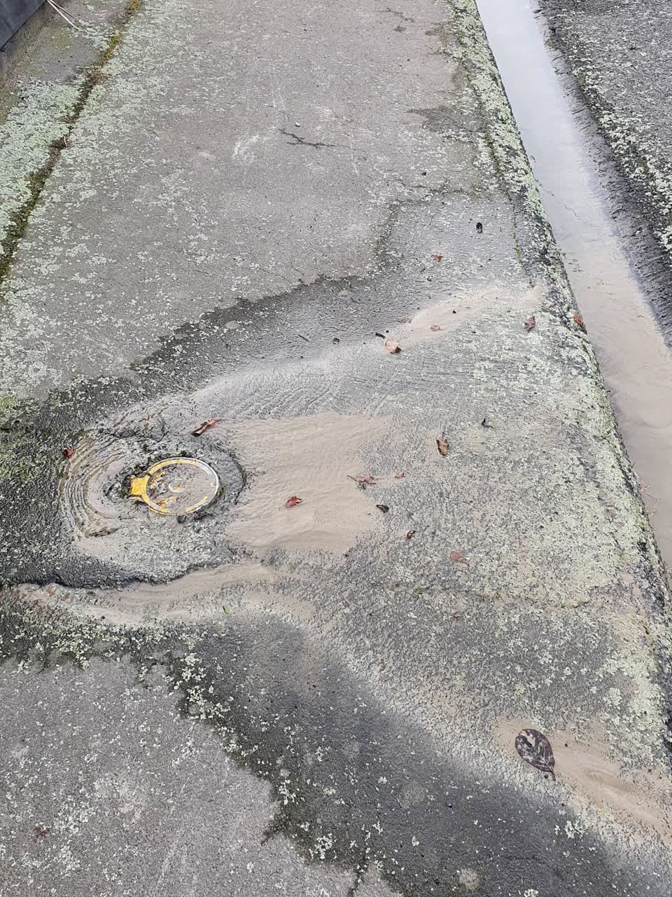 The photograph attached to this water supply report