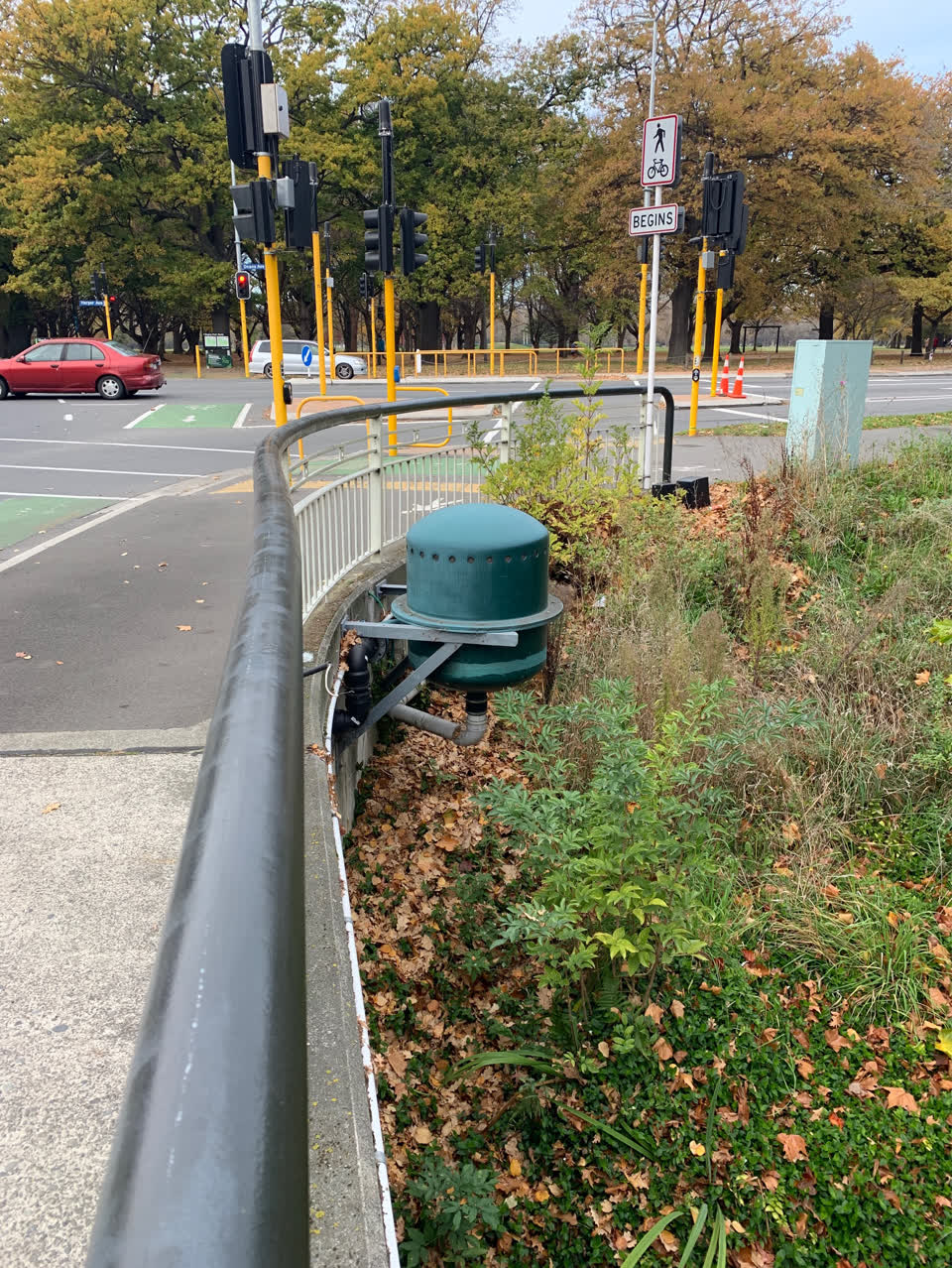 The photograph attached to this wastewater/stormwater report