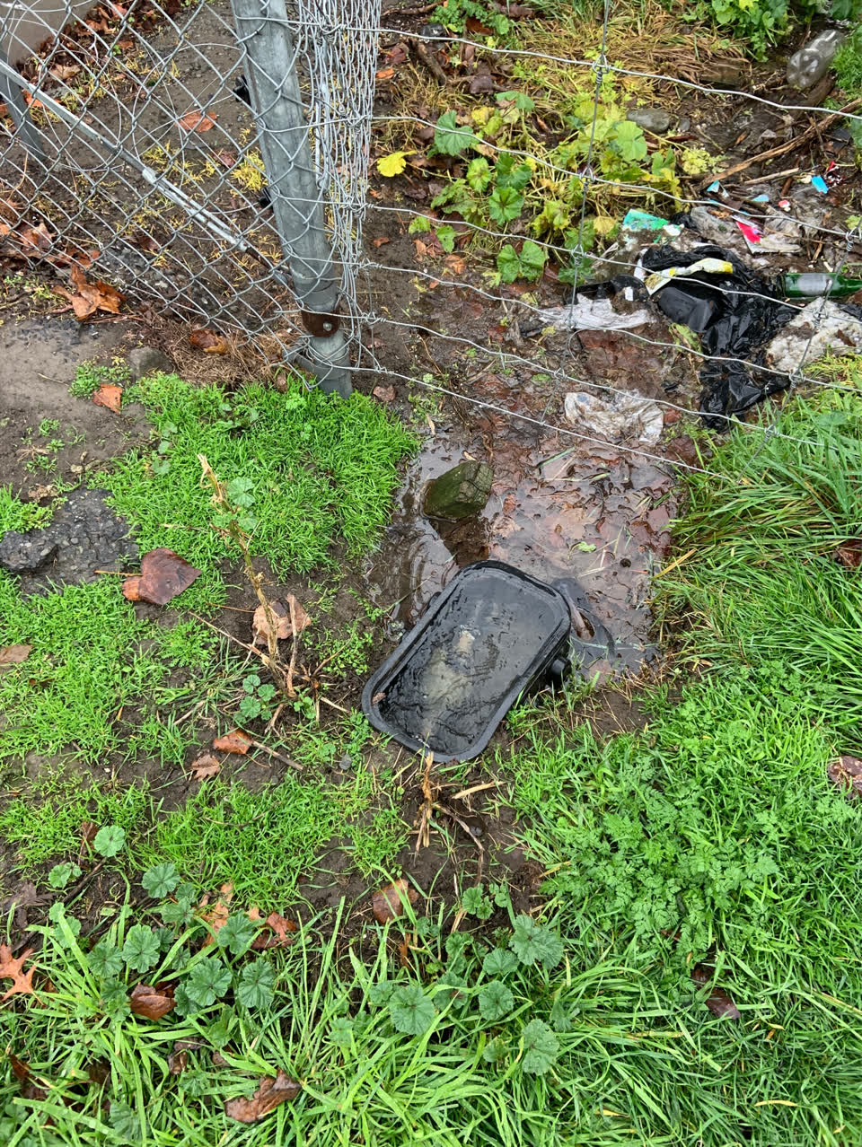 The photograph attached to this water supply report
