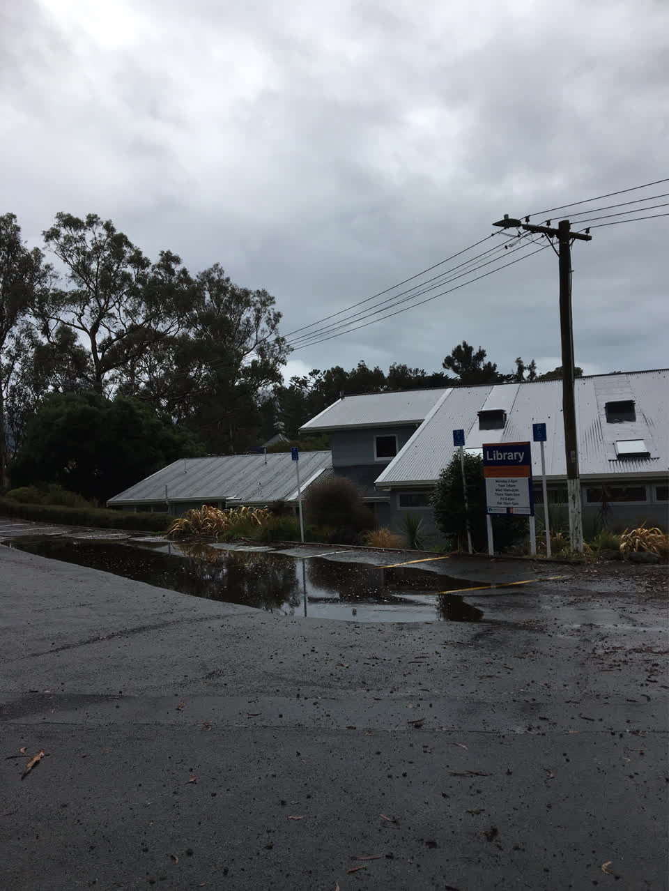 The photograph attached to this wastewater/stormwater report
