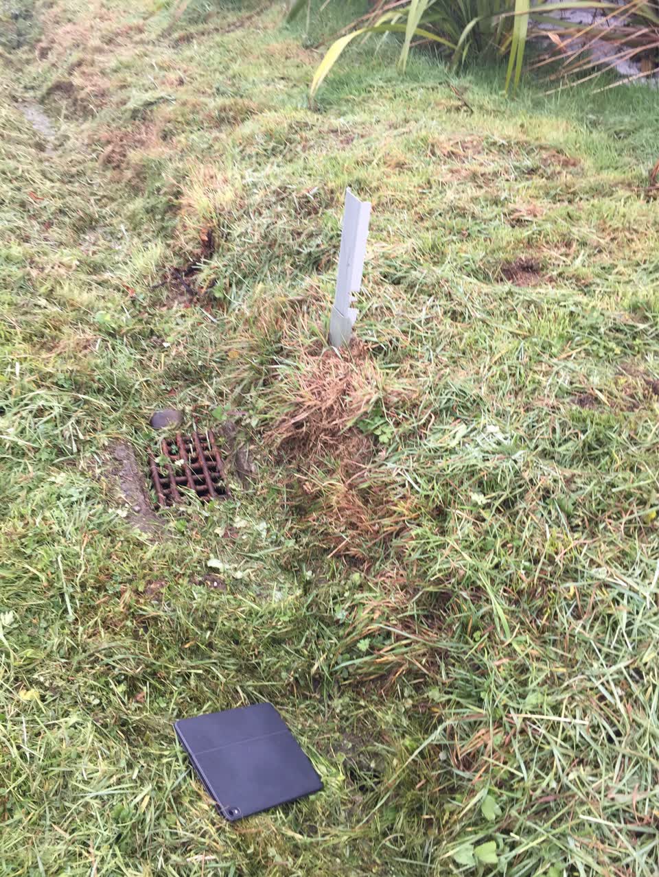 The photograph attached to this wastewater/stormwater report