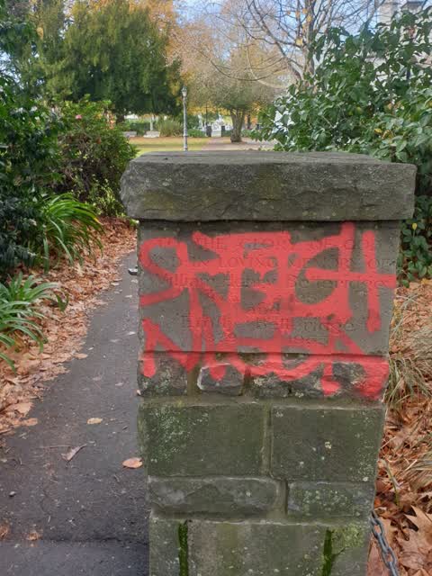Graffiti, a report photo