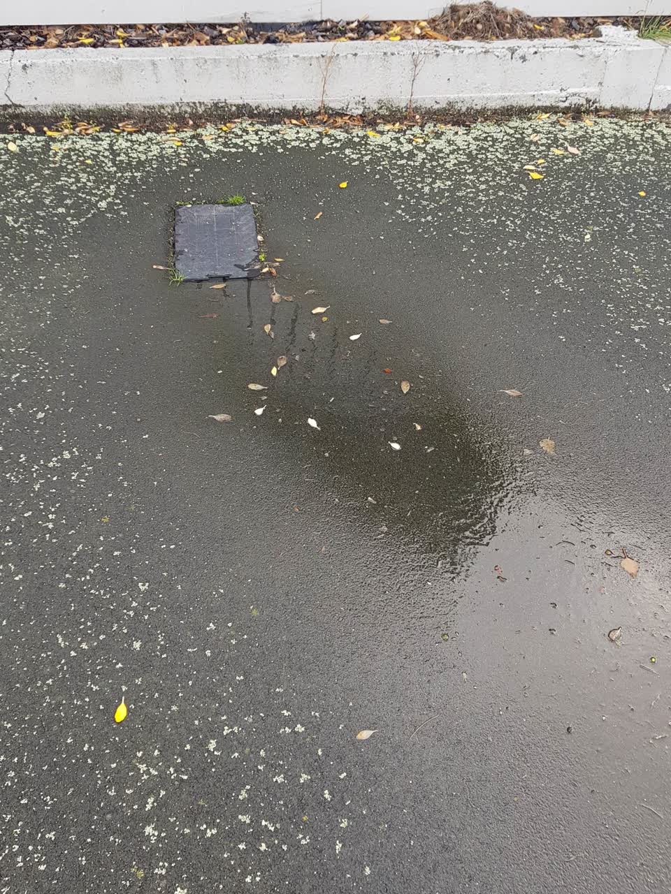 The photograph attached to this flooding report