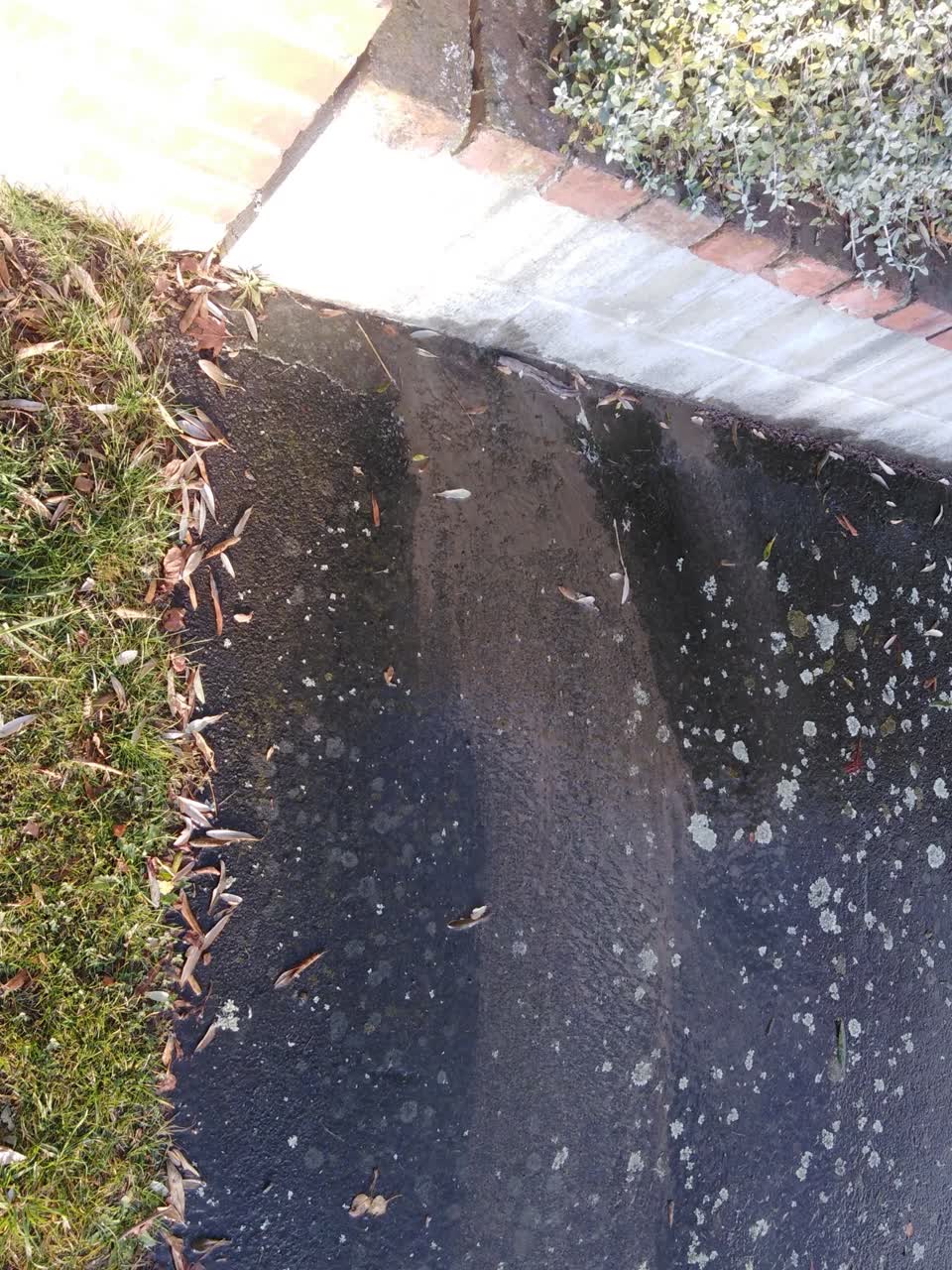 The photograph attached to this flooding report