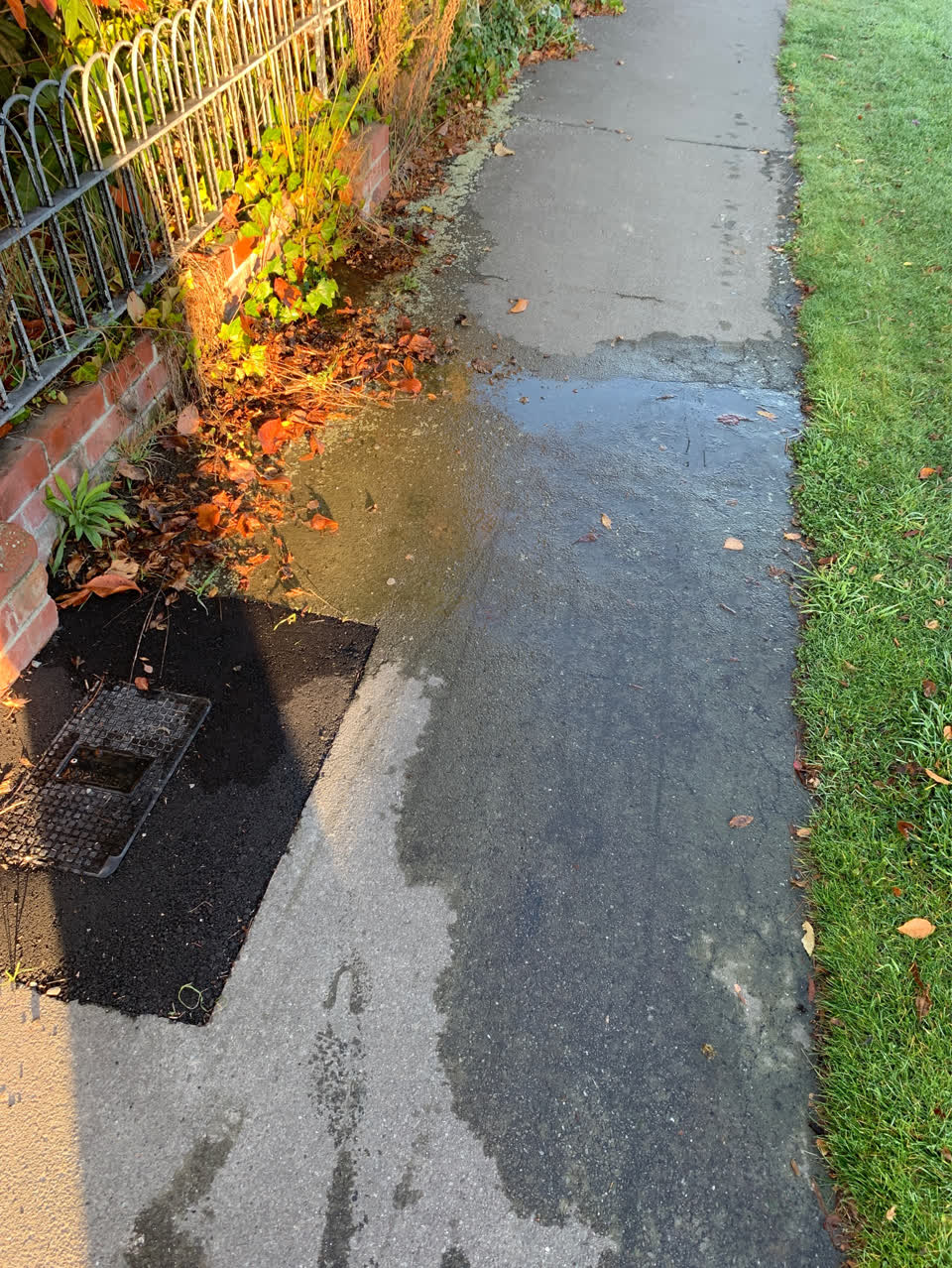 The photograph attached to this water supply report