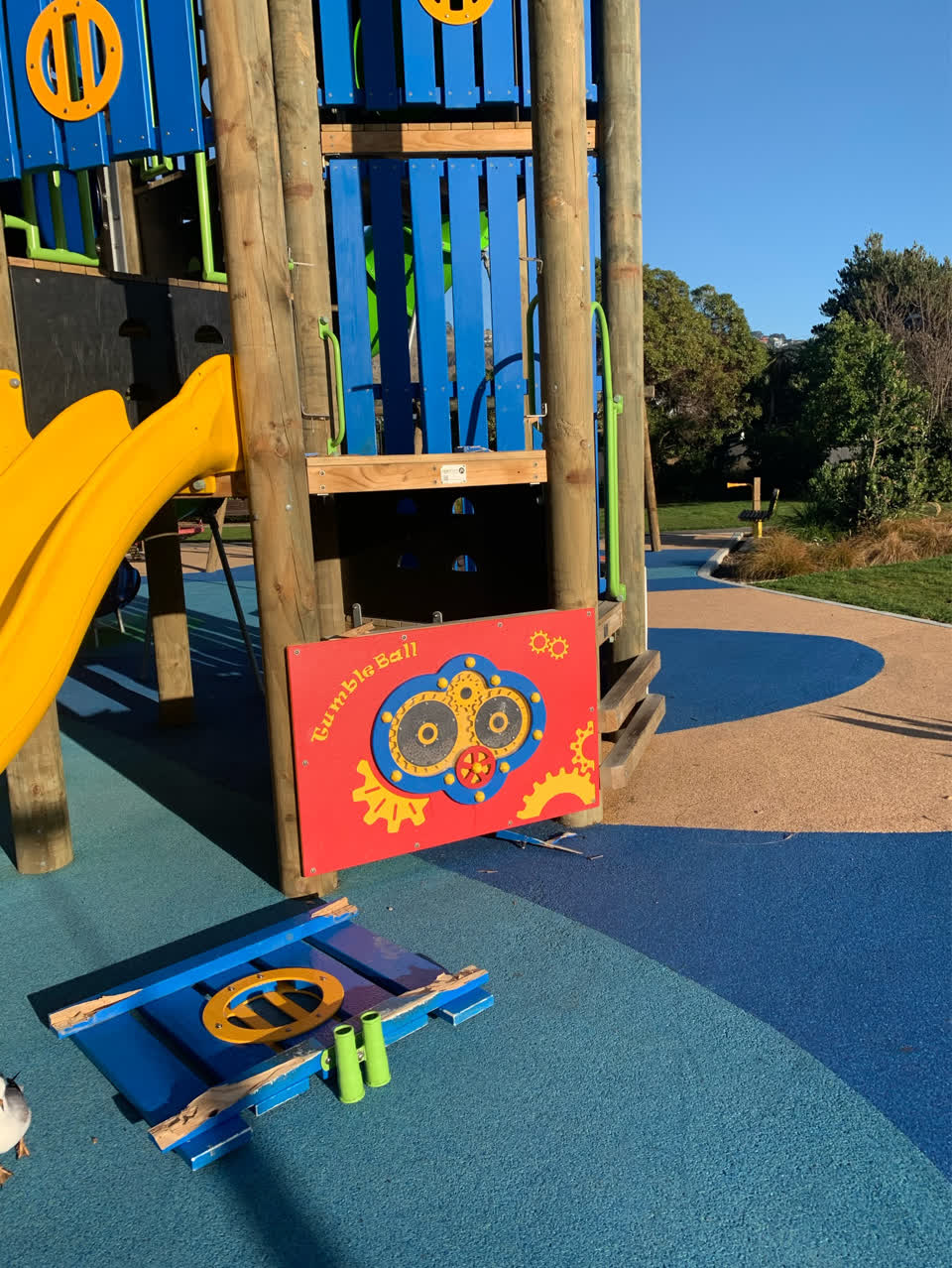 The photograph attached to this parks report