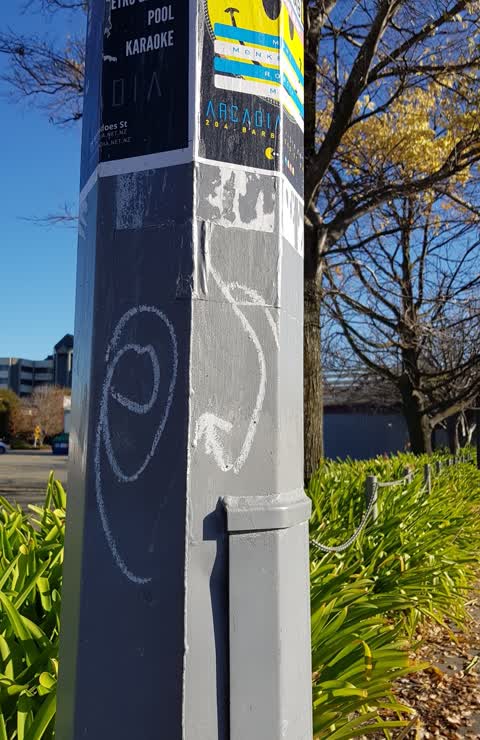 Graffiti, a report photo