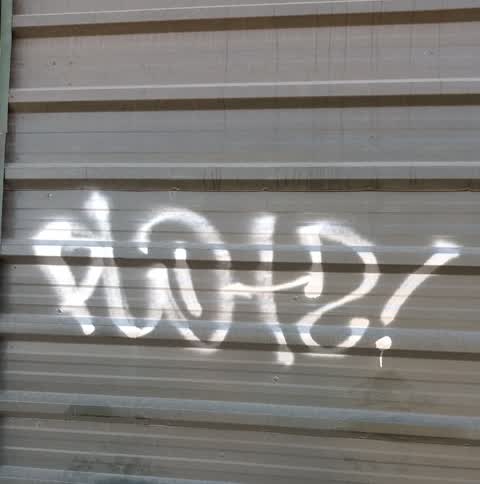 Graffiti, a report photo