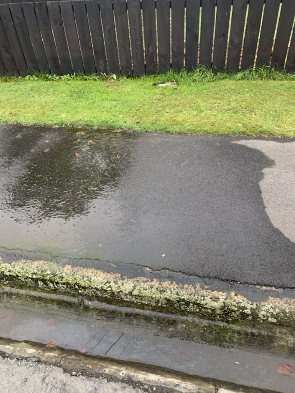 The photograph attached to this wastewater/stormwater report