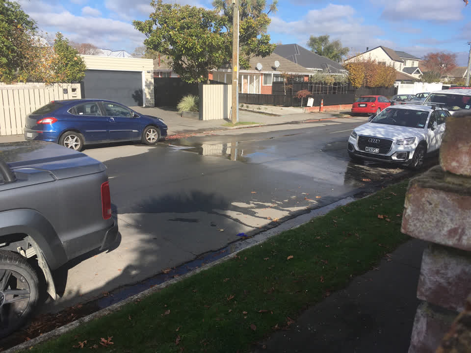 The photograph attached to this water supply report