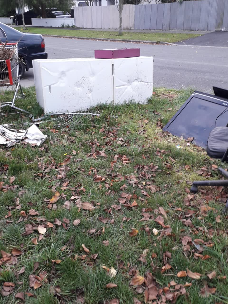The photograph attached to this rubbish/recycling report