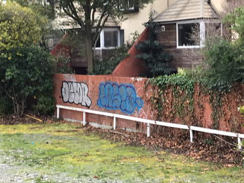 Graffiti, a report photo