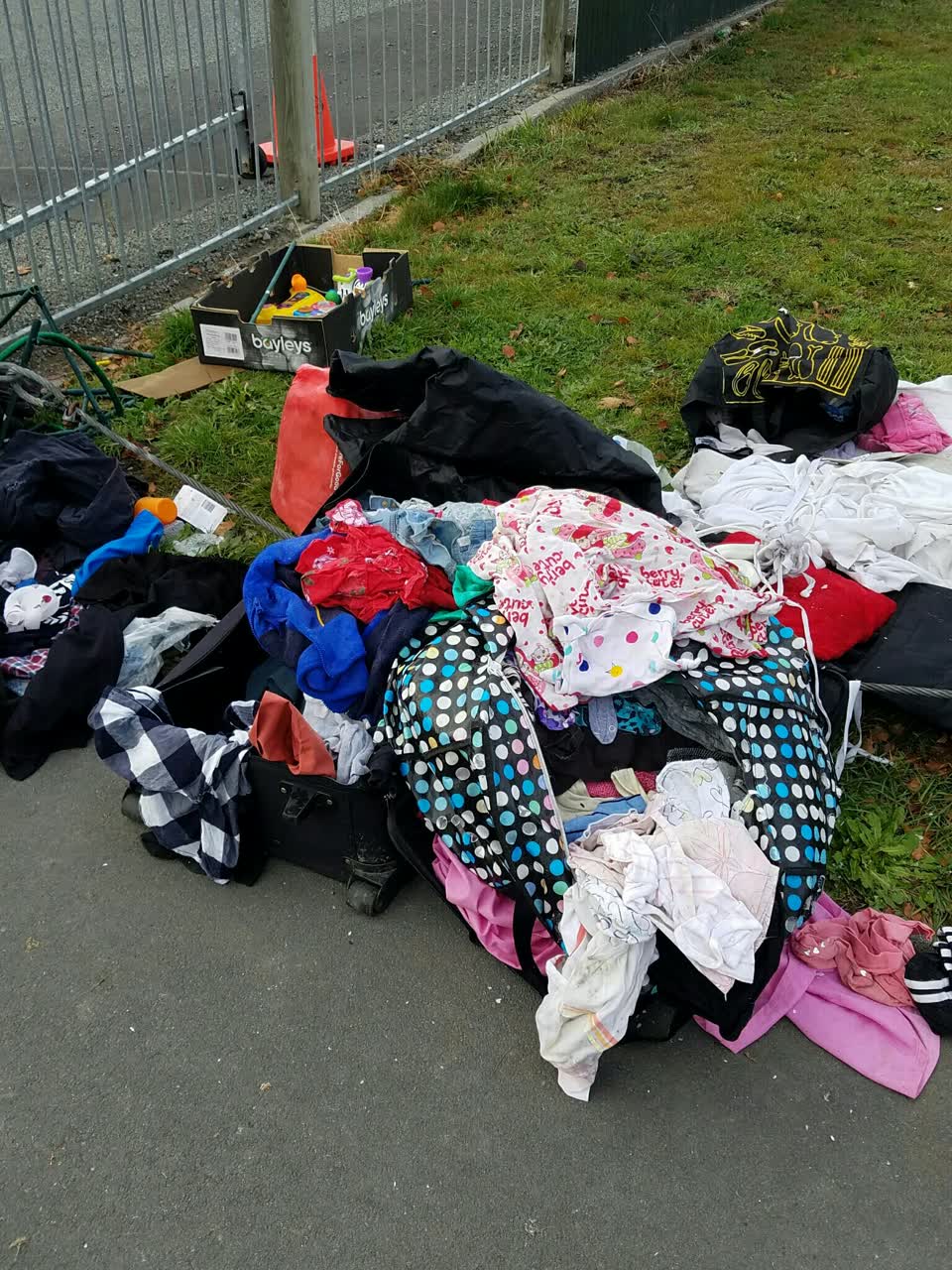 The photograph attached to this rubbish/recycling report