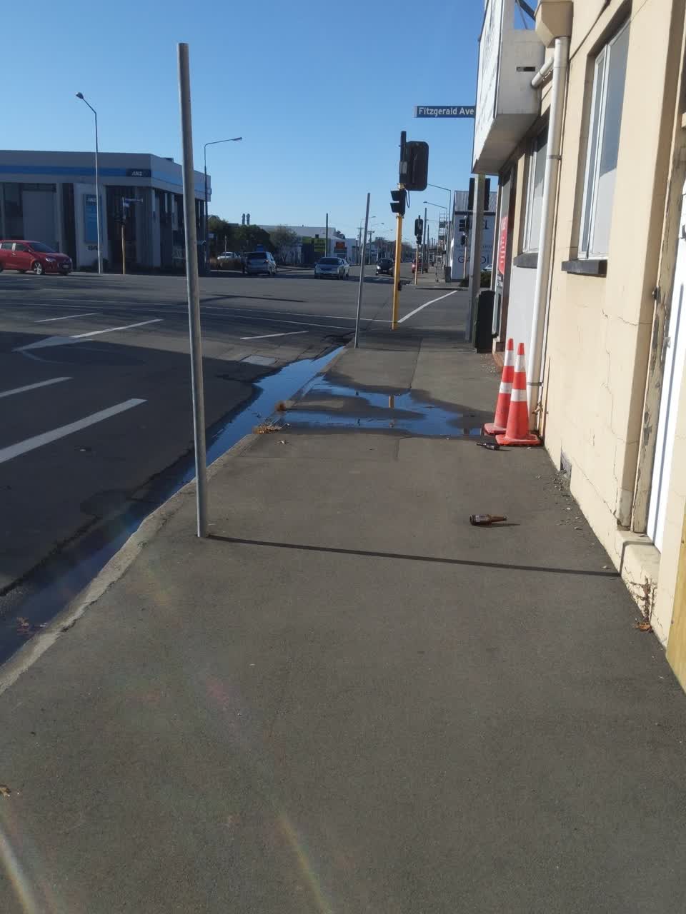 The photograph attached to this water supply report