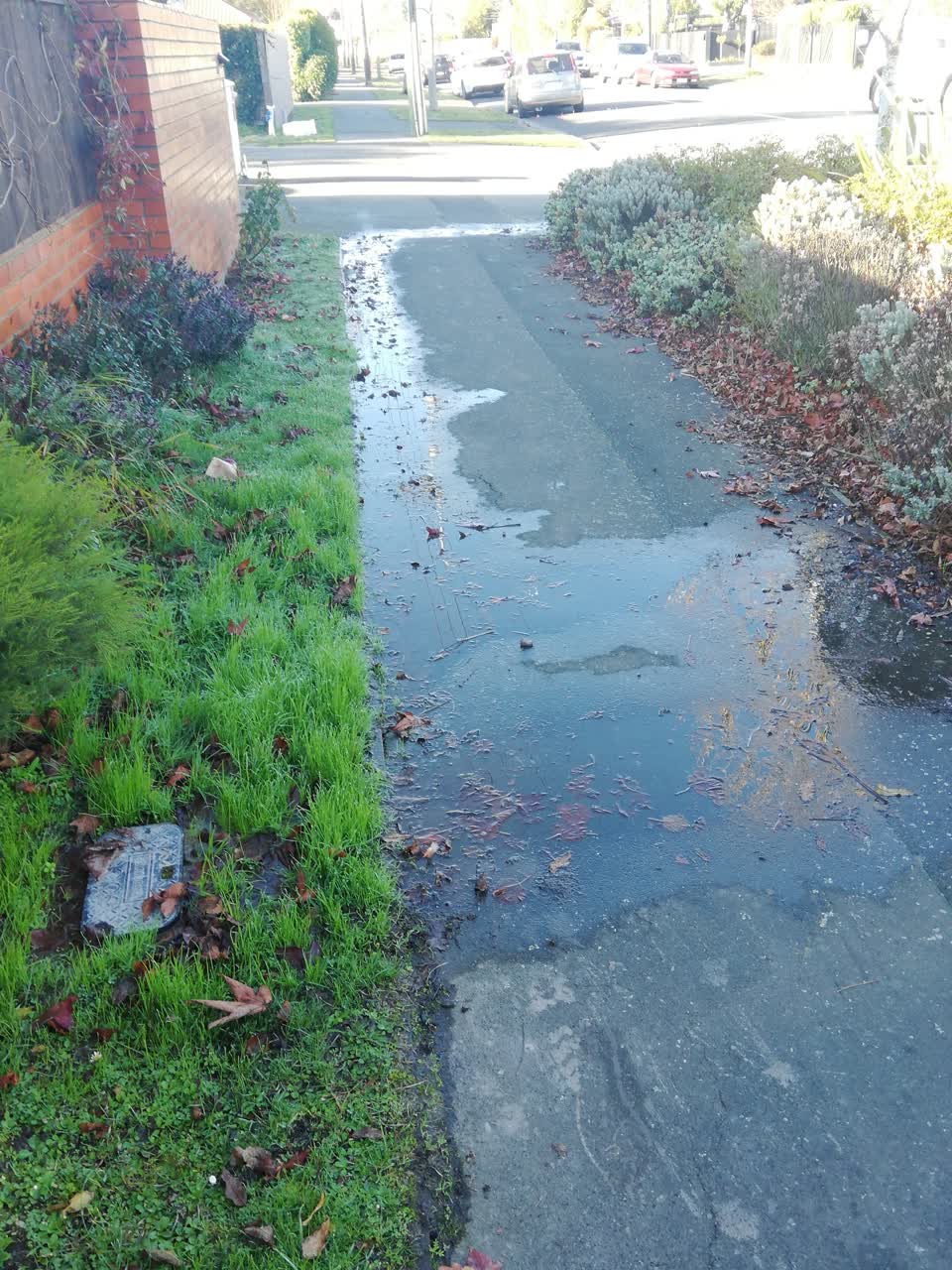 The photograph attached to this water supply report