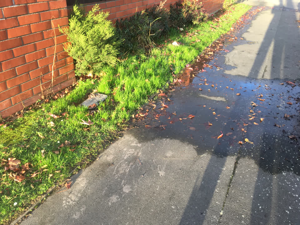The photograph attached to this water supply report