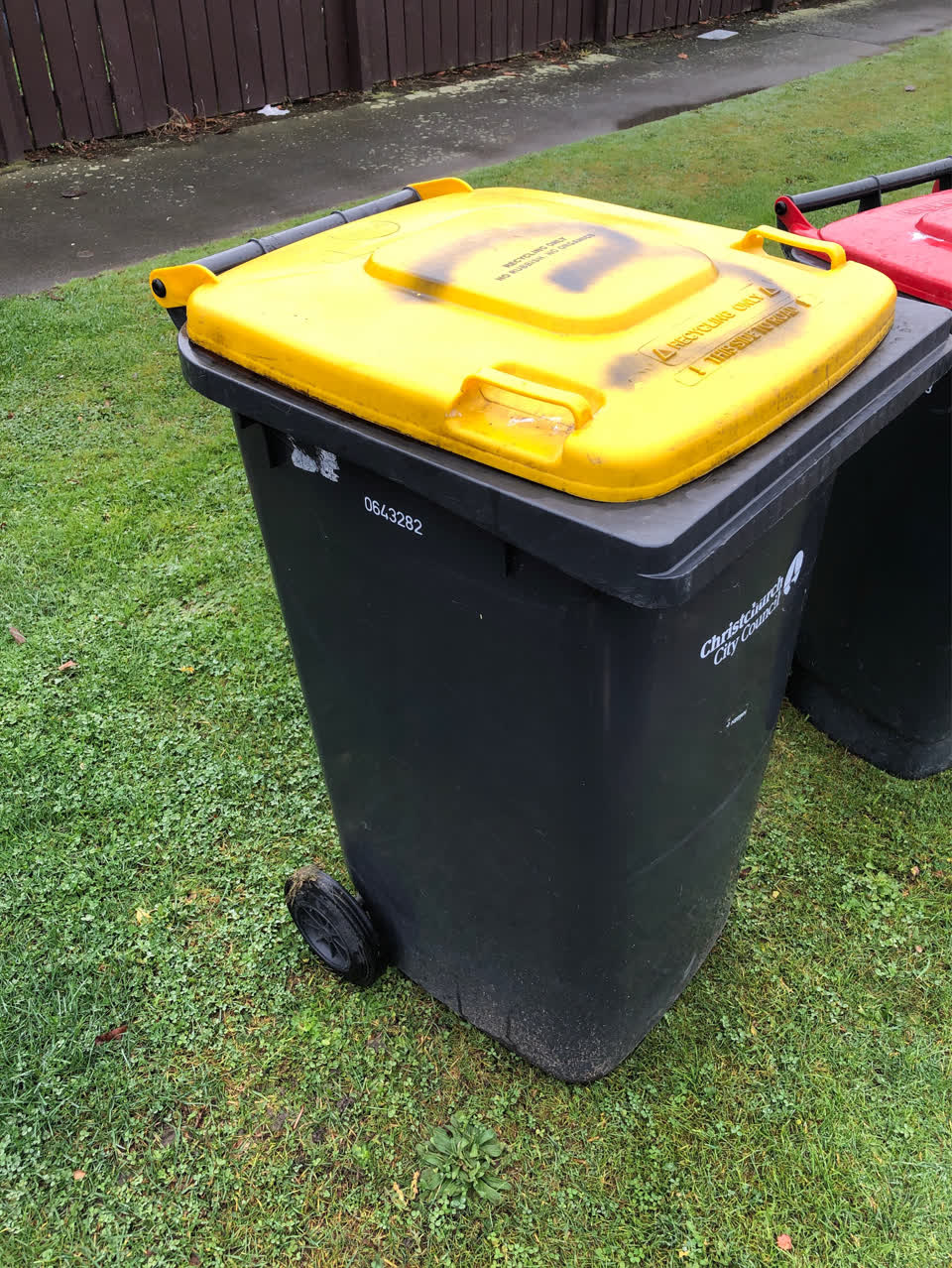 The photograph attached to this rubbish/recycling report