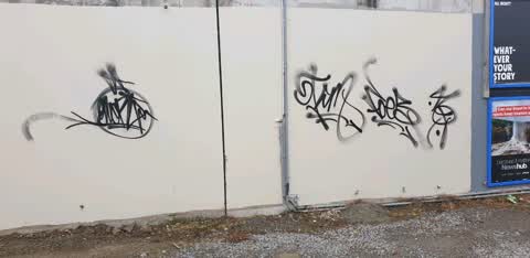 Graffiti, a report photo
