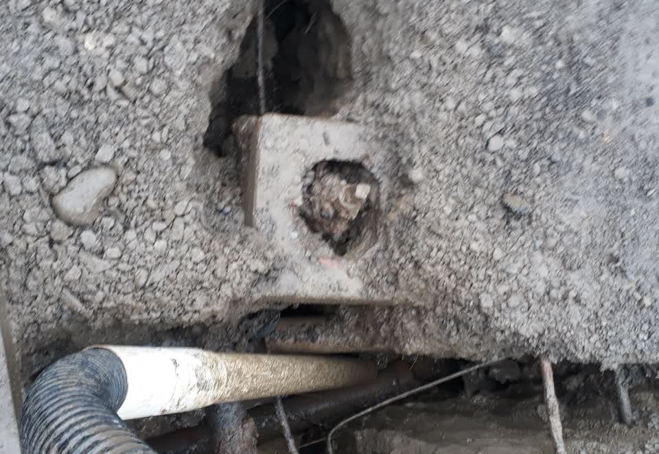 The photograph attached to this water supply report
