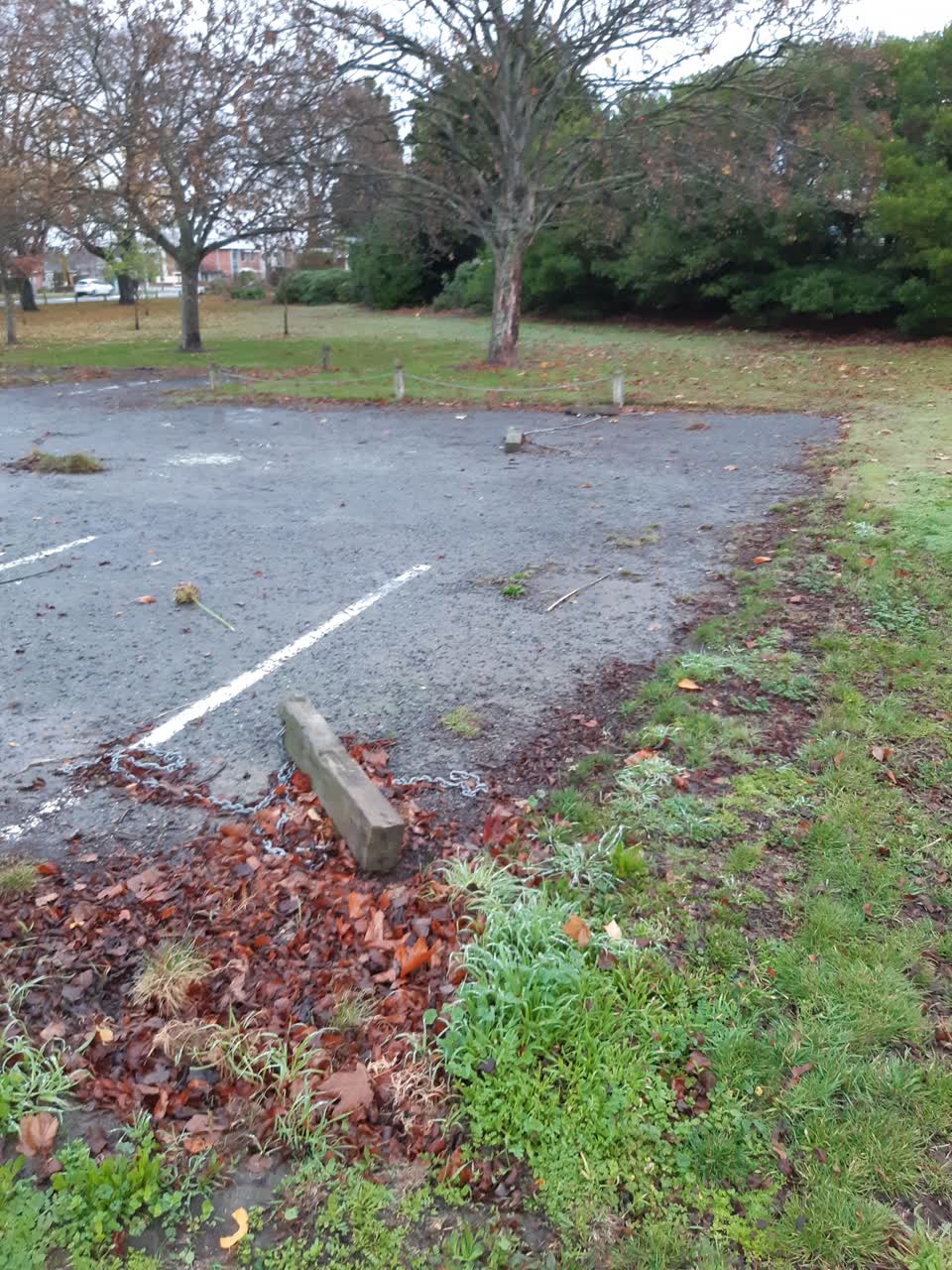 The photograph attached to this parks report