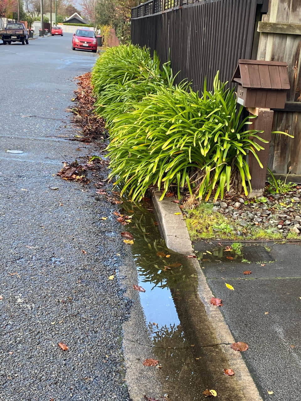 The photograph attached to this wastewater/stormwater report