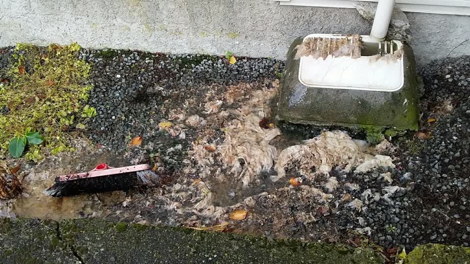 The photograph attached to this wastewater/stormwater report