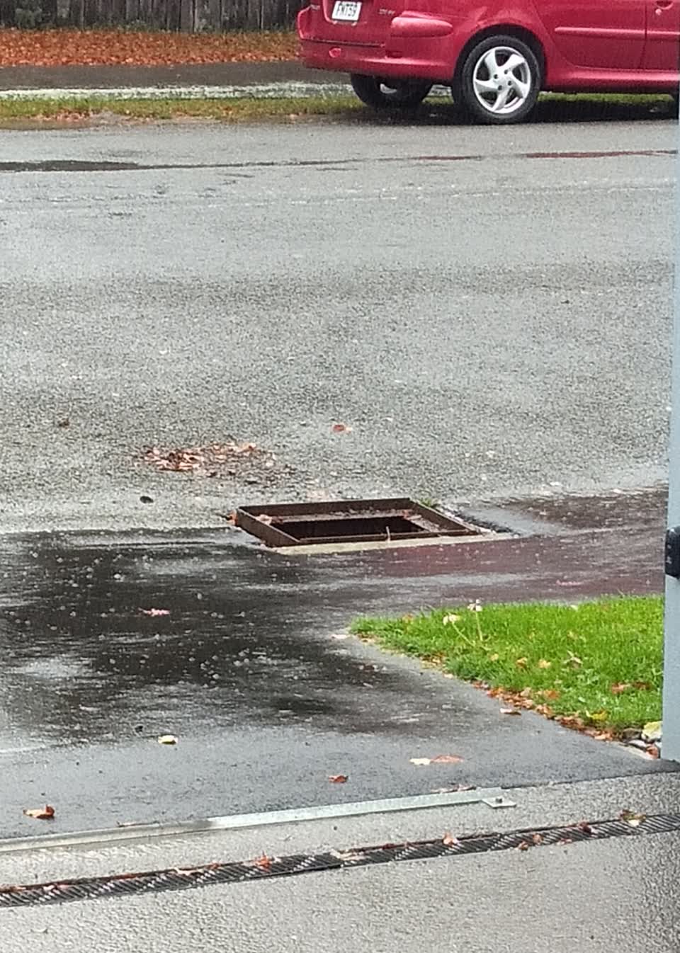 The photograph attached to this wastewater/stormwater report