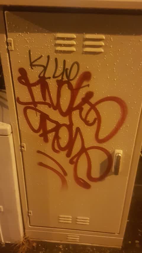 Graffiti, a report photo