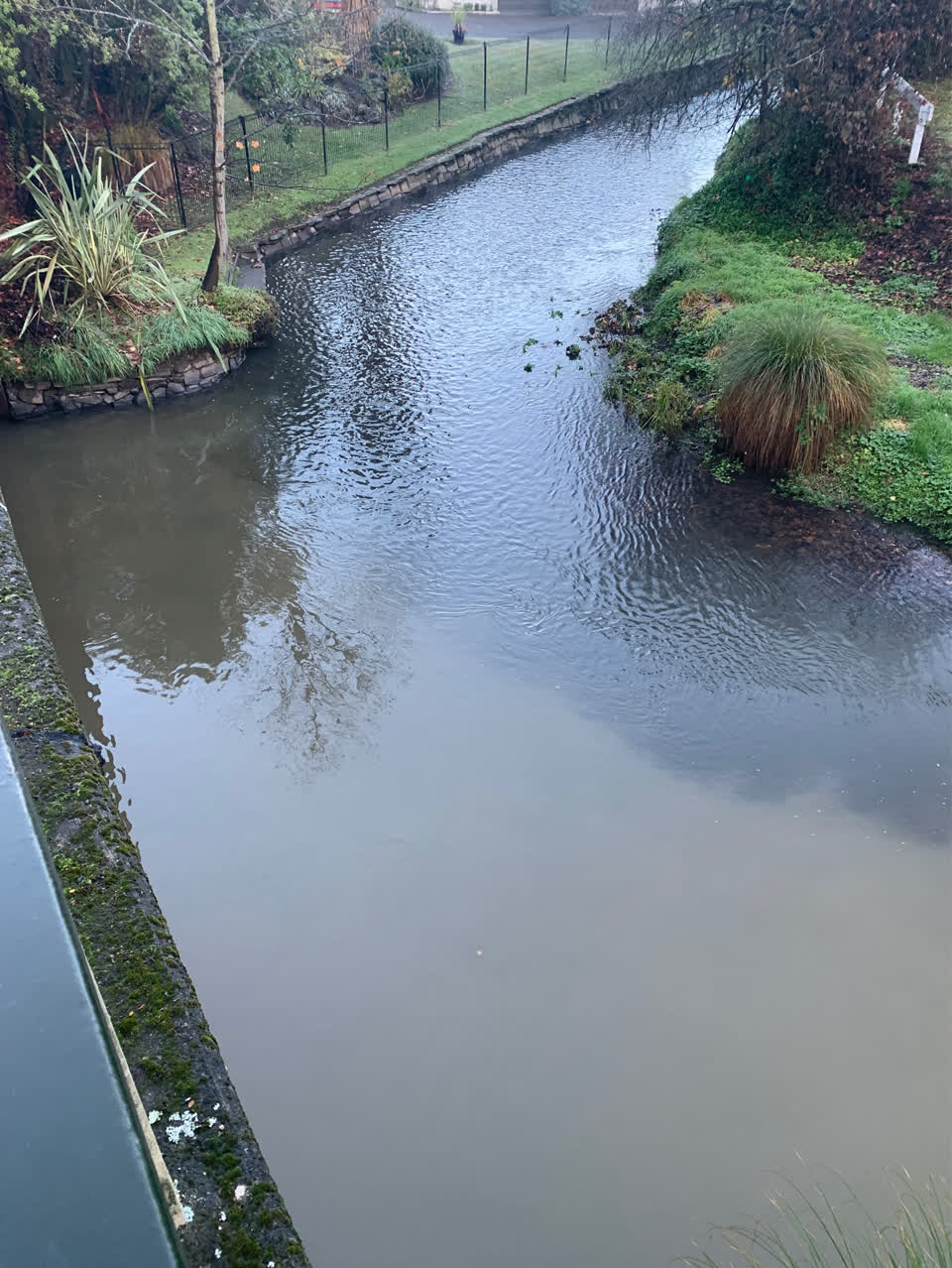 The photograph attached to this wastewater/stormwater report