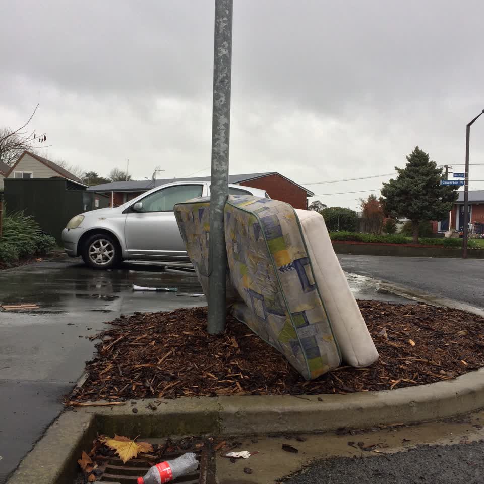 The photograph attached to this rubbish/recycling report