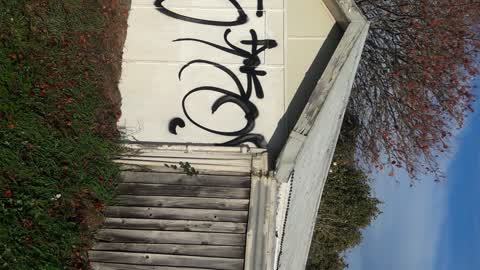 Graffiti, a report photo