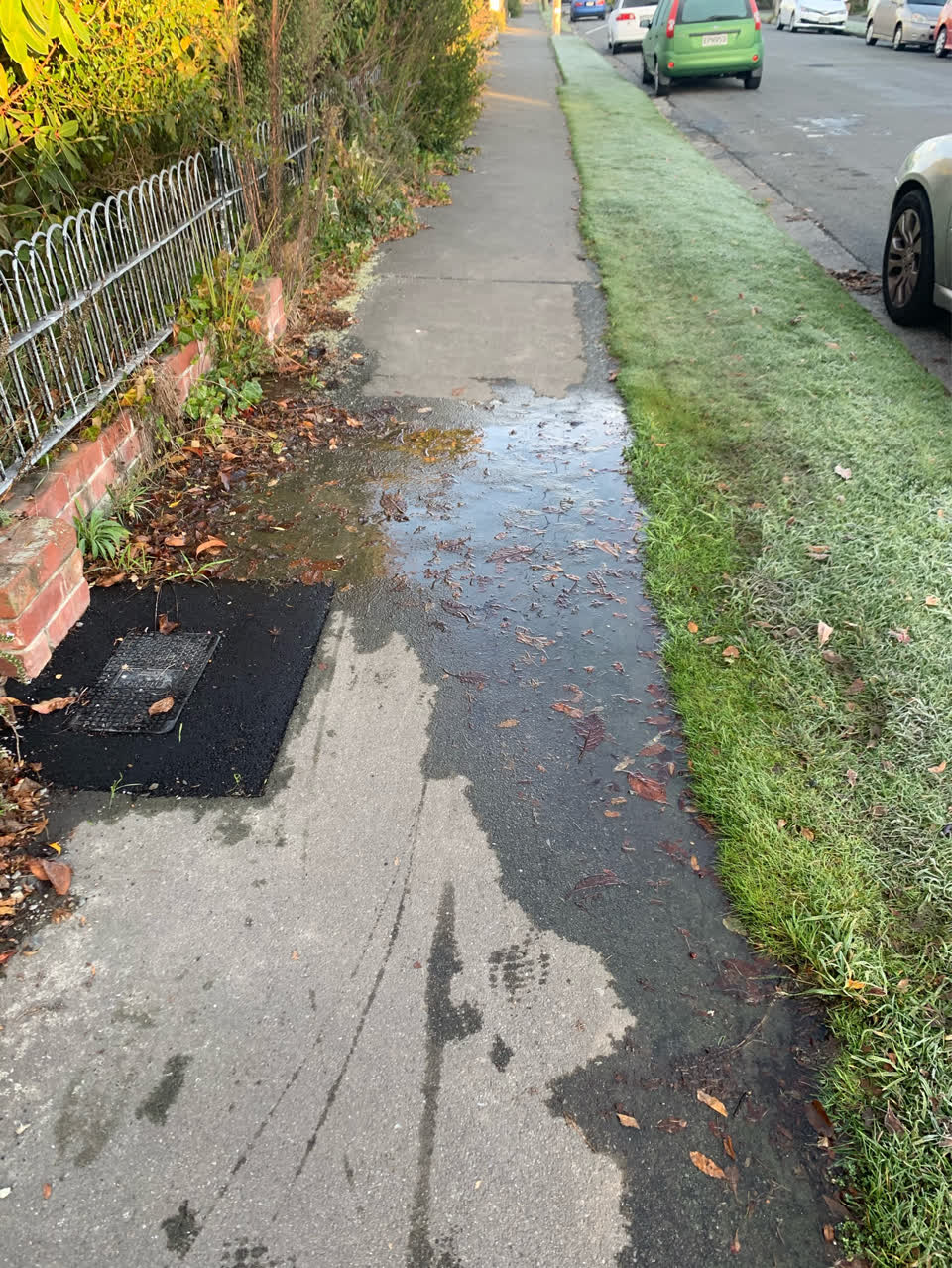 The photograph attached to this water supply report
