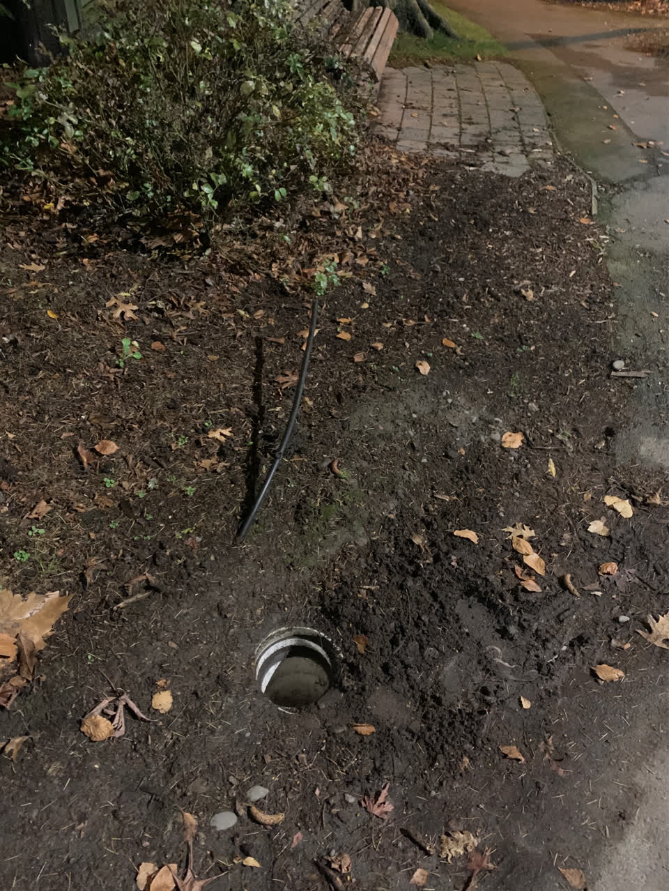 The photograph attached to this water supply report