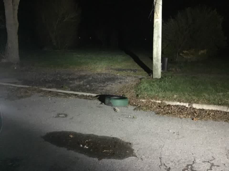 The photograph attached to this rubbish/recycling report