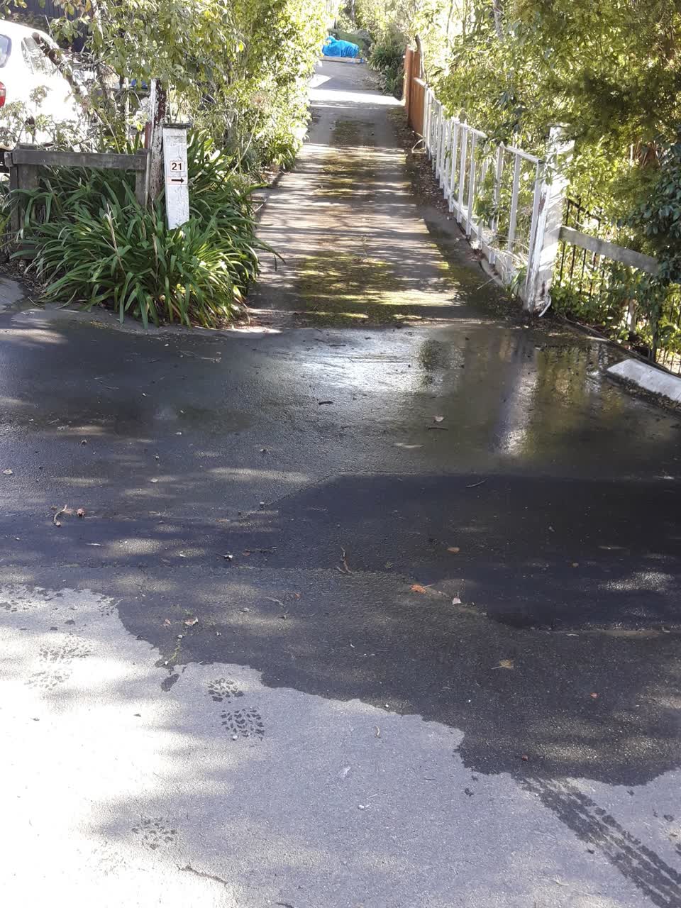 The photograph attached to this water supply report