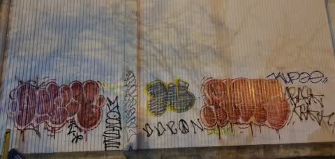 Graffiti, a report photo