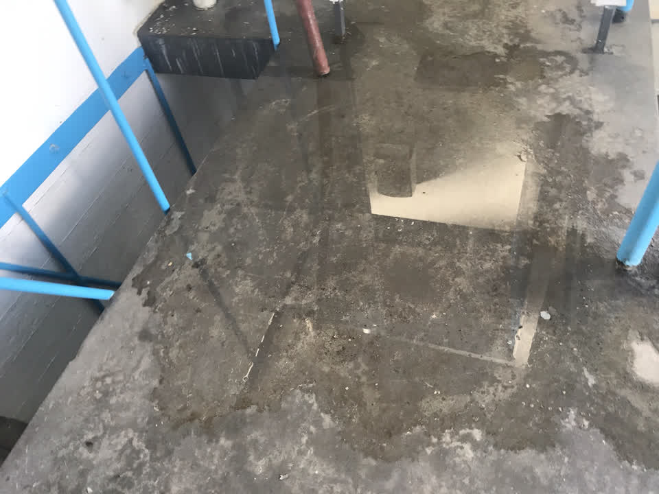 The photograph attached to this wastewater/stormwater report