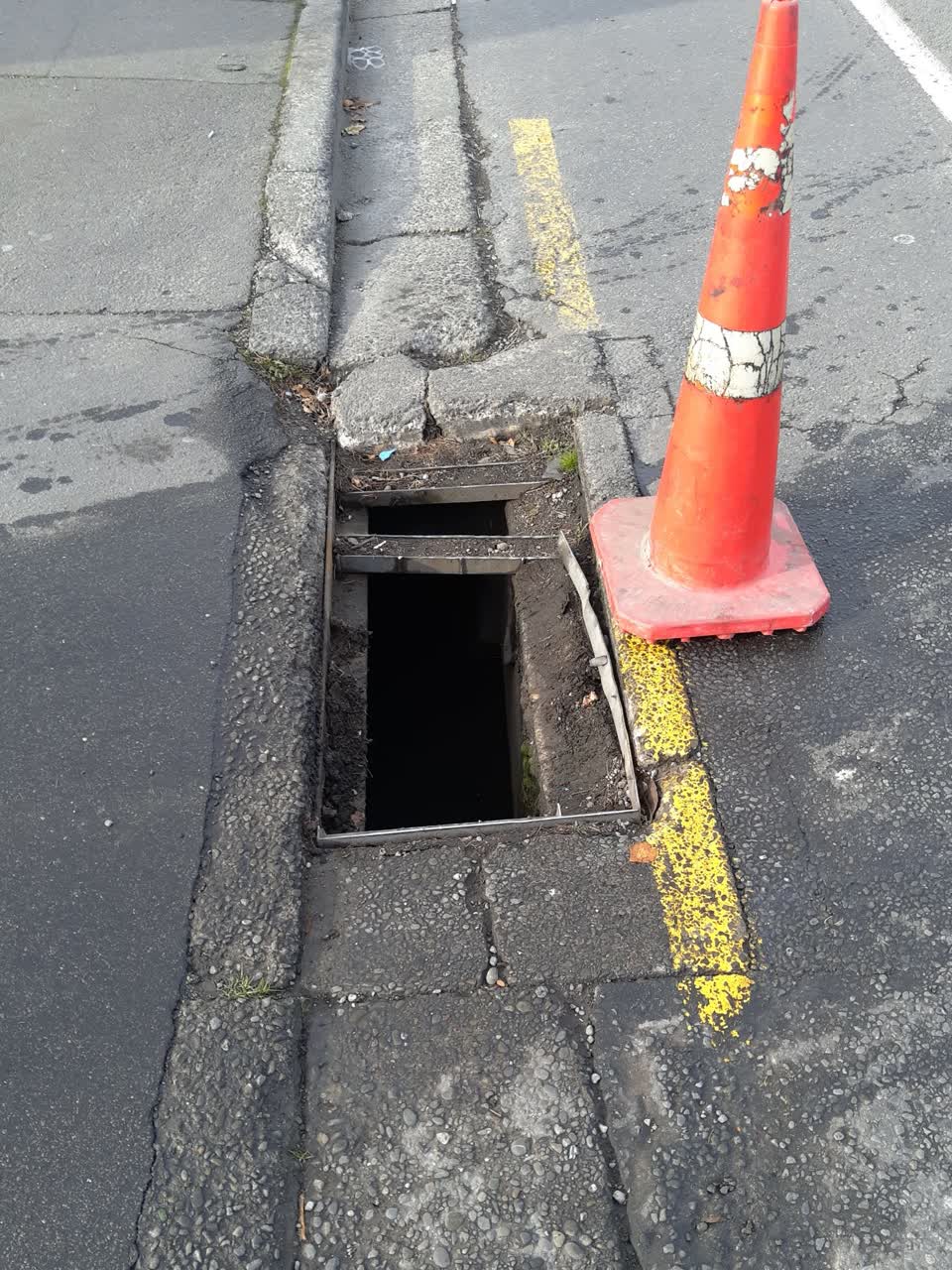 The photograph attached to this wastewater/stormwater report