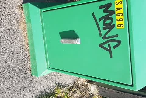 Graffiti, a report photo