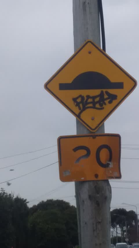 Graffiti, a report photo