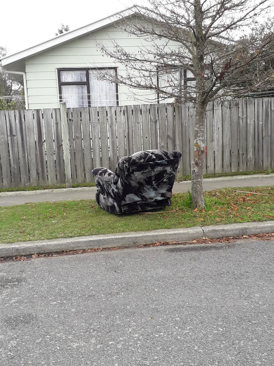 The photograph attached to this rubbish/recycling report